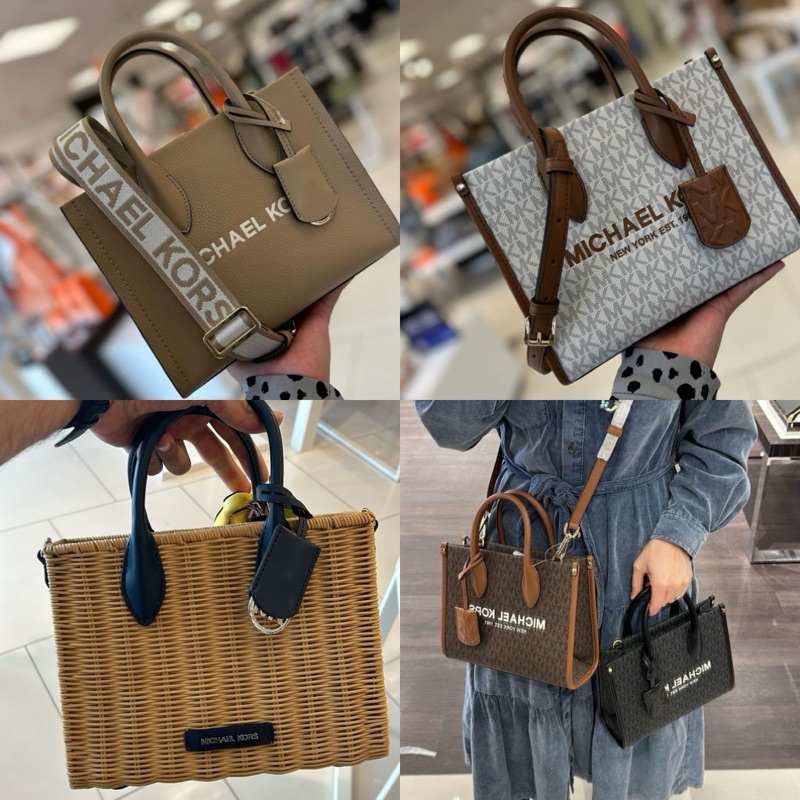 MICHAEL KORS MIRELLA CHAMBRAY SHOPPER Small
