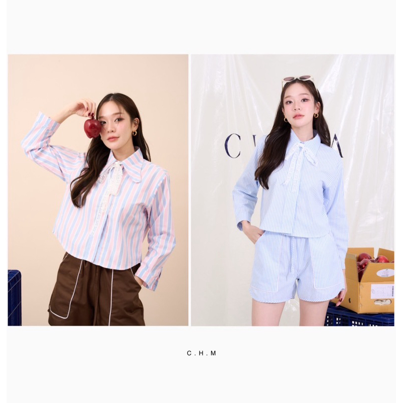 Blue stripe shirt