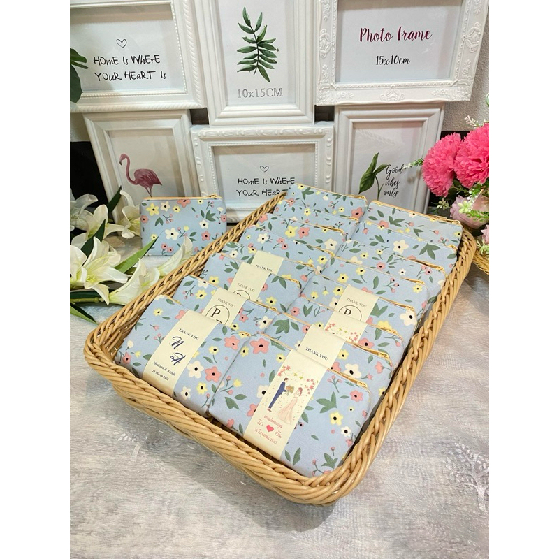 กระเป๋าของชำร่วย มีซับใน น่ารักๆ ฟรีป้ายคาด