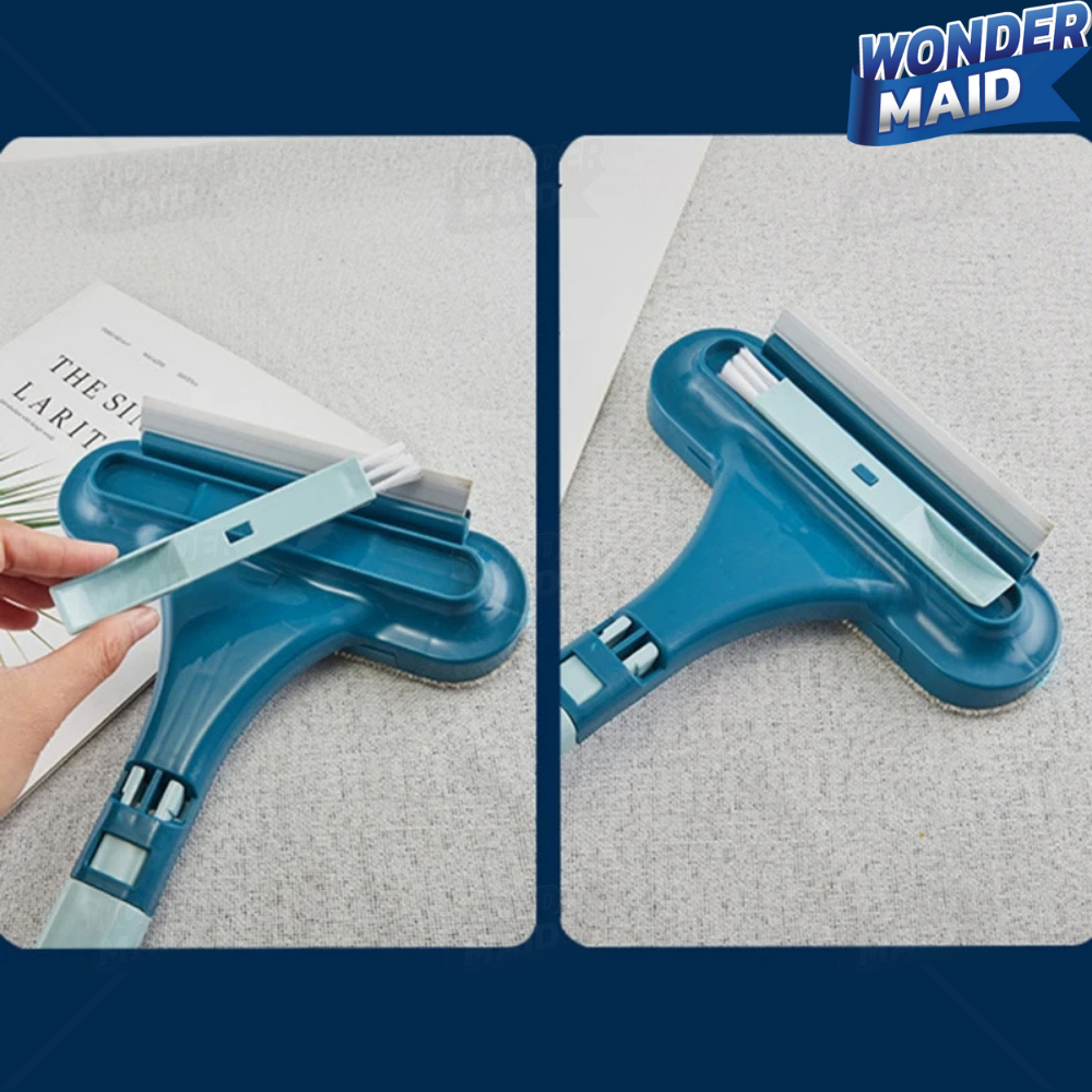 ✨ Wondermaid ✨ แปรงทำความสะอาดมุ้งลวด แปรงขัดมุ้งลวด ไม้เช็ดกระจก ทำความสะอาดหน้าต่าง ผลิตจากวัสดุ PP มีให้เลือก 3 แบบ - รูปที่ 7