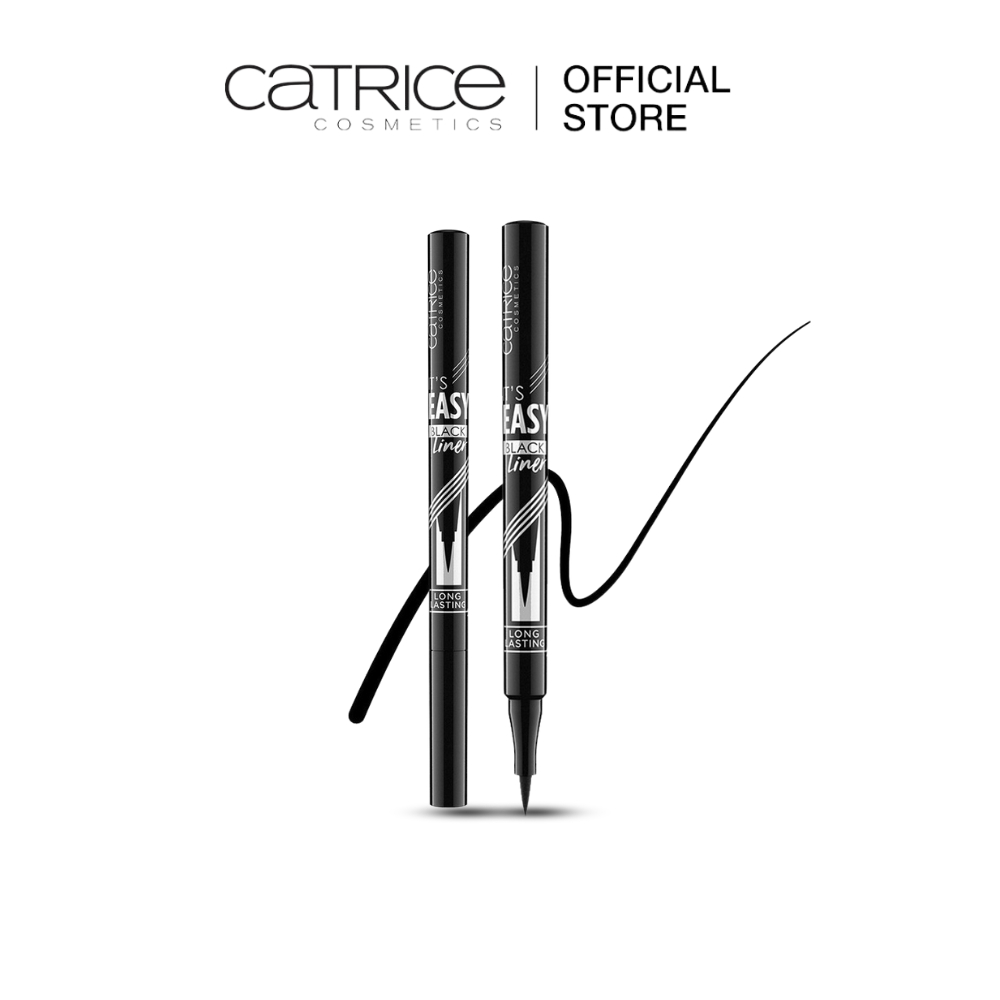 Catrice It's Easy Black Liner เบอร์ 010 อายไลเนอร์หัวเมจิก สูตรดำสนิท ติดทนนาน