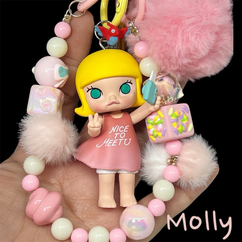 Molly(พวงกุญแจ)diy นิยมมาก##จัดโปร#🔥🔥🔥งานทำมือ สินค้าไม่ซ้ำแบบใคร พร้อมจัดส่ง