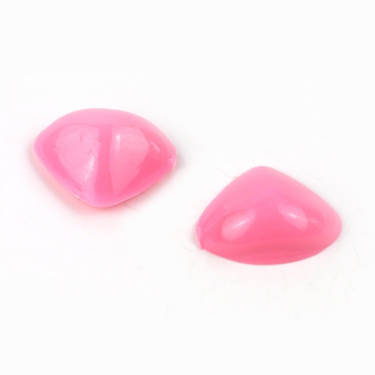 (พร้อมส่ง)จมูกสามเหลี่ยม จมูกแปะ จมูกตุ๊กตา จมูกสีชมพูแปะ