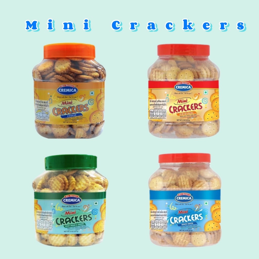Cremica mini crackers มินิ แครกเกอร์ 227g
