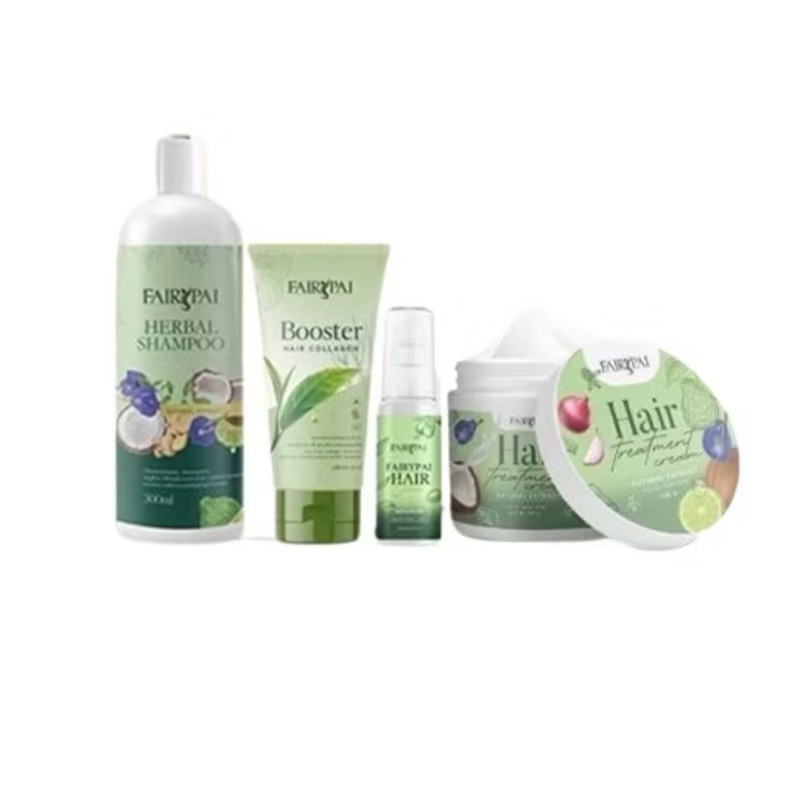 [ซื้อในไลฟ์ลด50%ของแท้] แฟรี่ปาย ครบเซ็ต4ชิ้น} แฮร์เซรั่ม/สระแฟรี่ปาย/ทรีทเม้นต์/บูสเตอร์แฟรี่ปาย