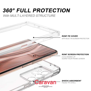 For Samsung S21 S22 S23 S24 Note 8 9 10 20 S8 S9 S10 Plus S20 FE Ultra เคสมือถือ TPU Phone Case Caravan Shock Proof