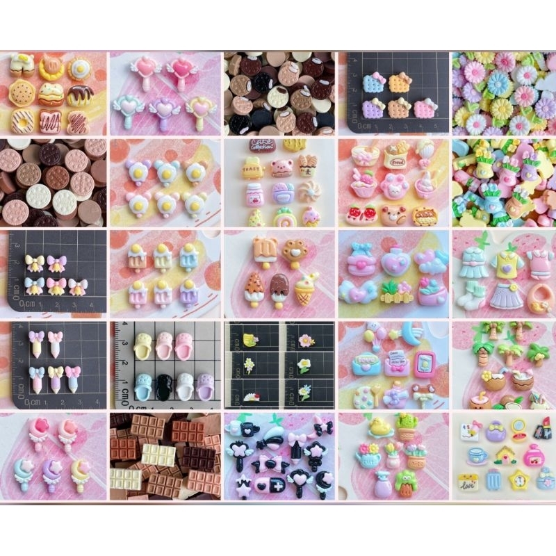 เรซิ่นไซร์s 100ชิ้น120฿เลือกลายในตัวเลือกได้เลย