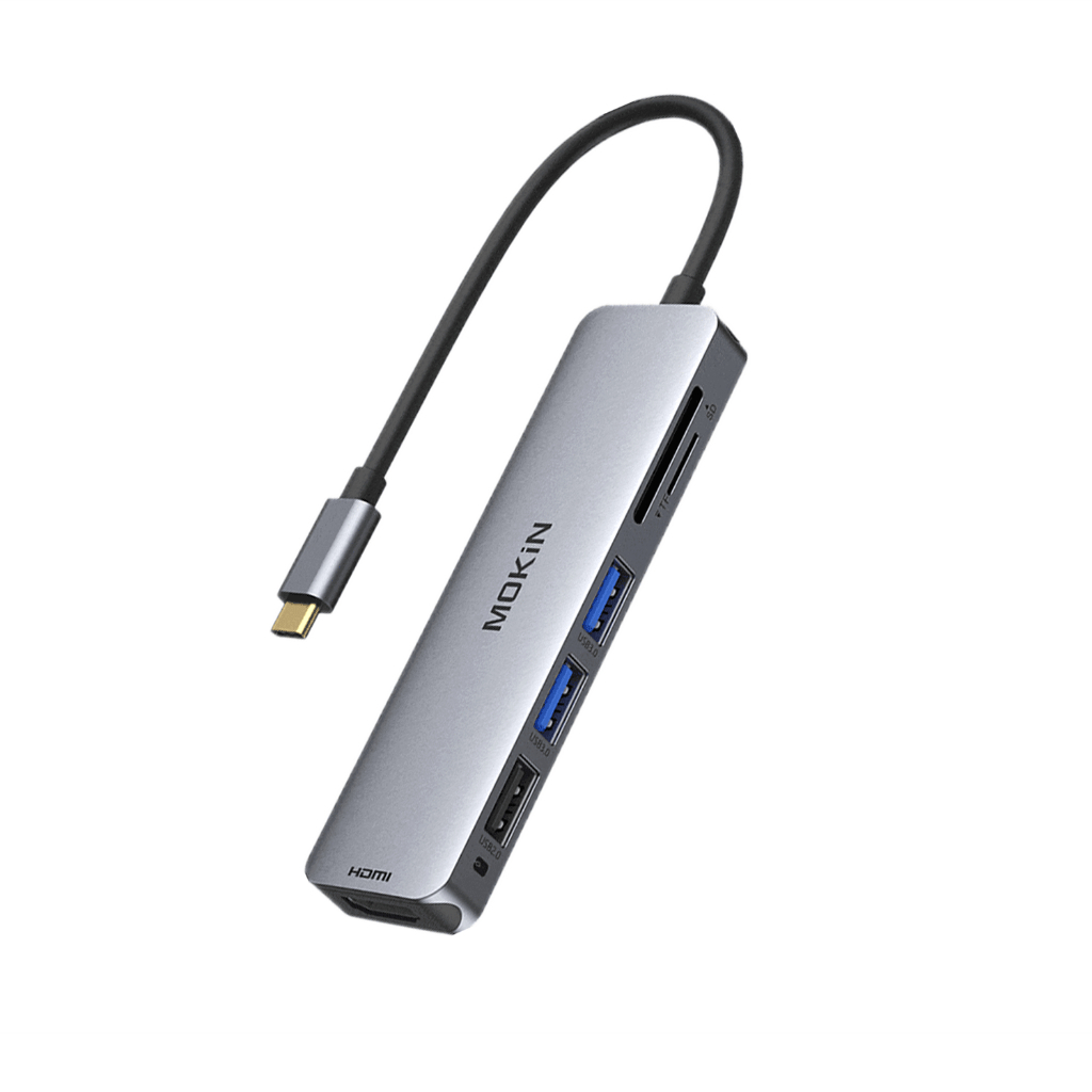 MOKiN MOUC0116C อะแดปเตอร์ฮับ 6 IN 1 USB C Hub HDMI Adapter for MacBook Pro