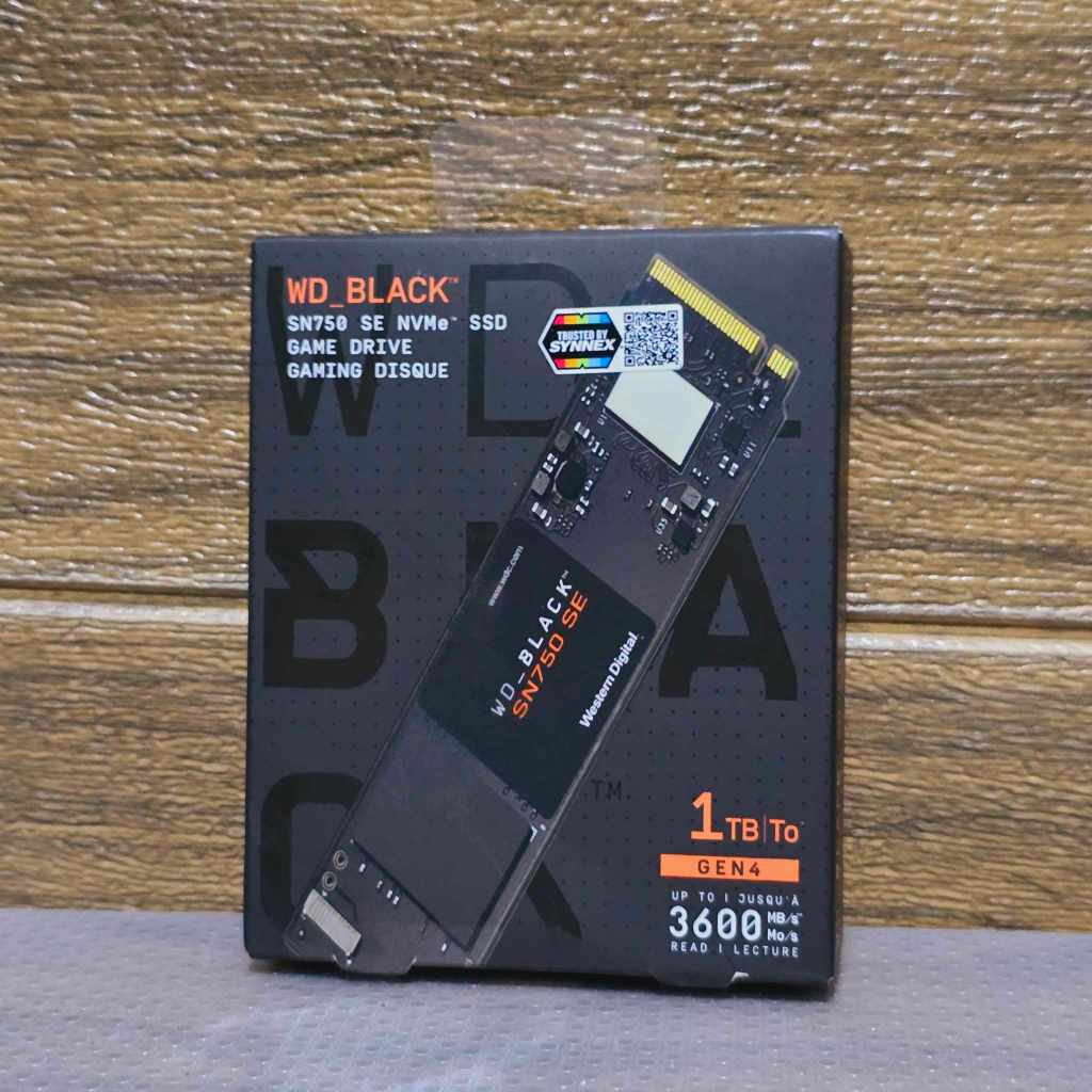 (เอสเอสดี) SSD WD BLACK SN750 SE ความจุ 1TB PCIe 4/NVMe M.2 2280 มือ2 ครบกล่อง มีประกันศูนย์ไทย