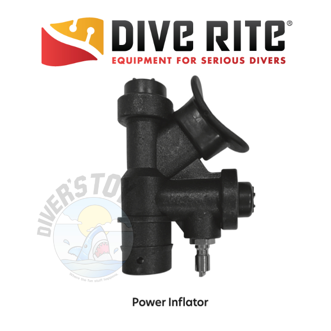 Power Inflator - K Style / BLACK BUTTONS Dive Rite
