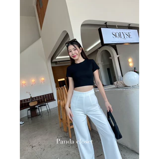 ♥New Arrival !! PD39 ♥S-XXL กางเกงขายาวเอวสูงซิปข้างผ้าฮานาโก่ะพร้อมส่ง🛒🛍️