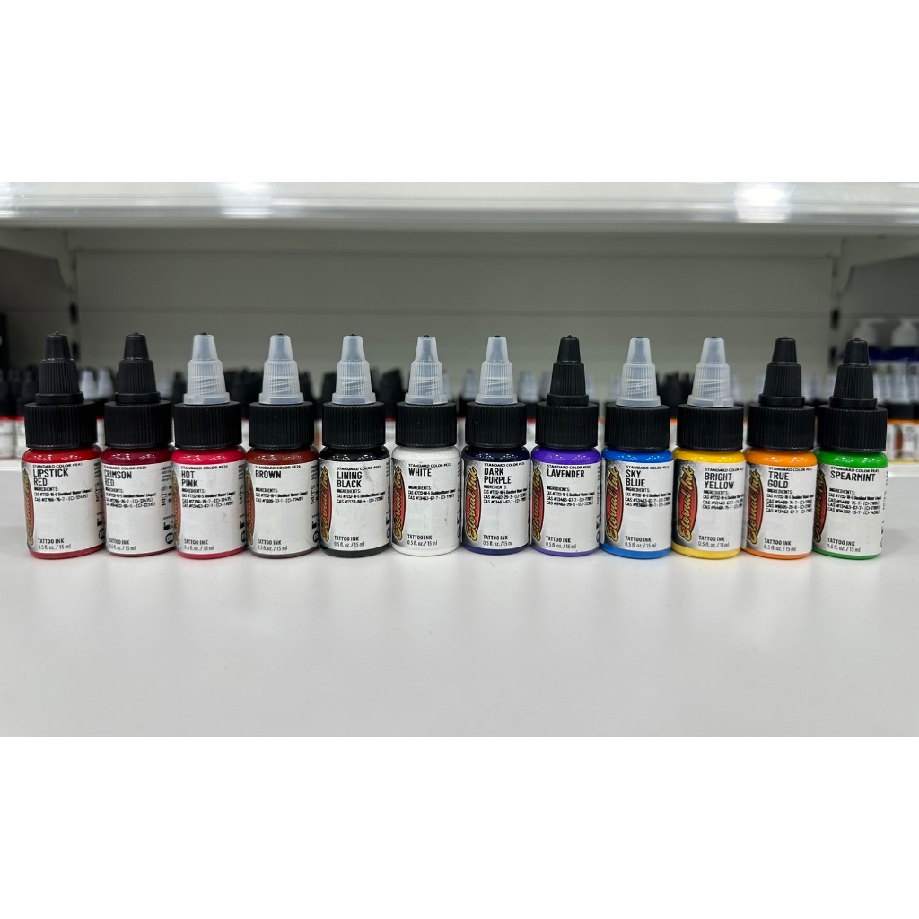 สีสัก ETERNAL TATTOO INK 1/2oz (ครึ่งออนซ์) Set 12 colors