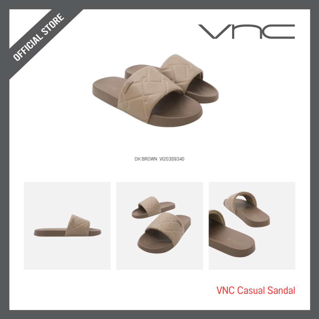 VNC รองเท้าผู้หญิง รองเท้าแตะ สี DK BROWN
