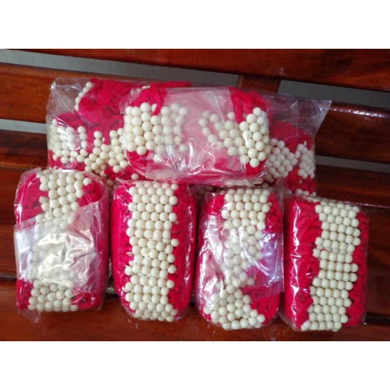 สายสิญจน์ถัก ด้ายผูกข้อมือ ด้ายแดงครูบา ด้ายสีแดง ครูบาบุญชุ่ม ด้ายแดงนำโชค ด้ายแดงมงคล ด้ายสีแดง