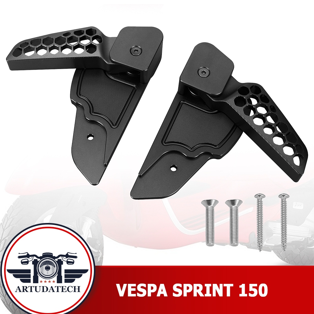 พักเท้าหลัง Vespa Sprint 150 125 Primavera 150 125 2017-2020 พักเท้า ที่พักเท้ามอเตอร์ไซค์
