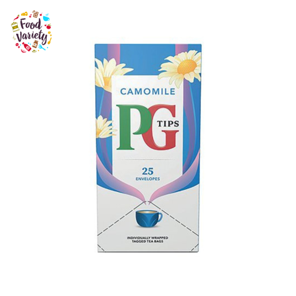 PG Tip Chamomile 25 Envelopes Bags 25g พีจี ทิปส์ คาโมมายล์ ซองหุ้ม 25 ซอง 25 กรัม