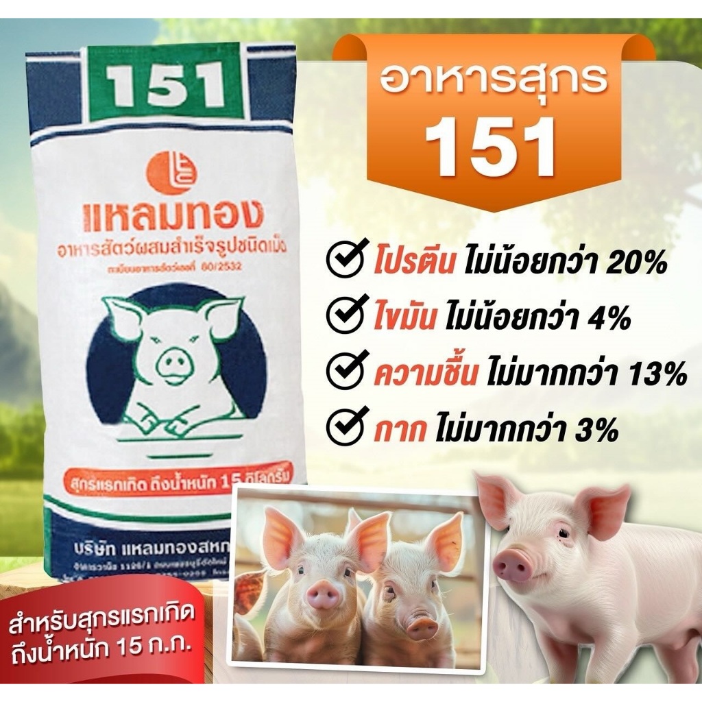 อาหารสุกรเล็ก หมูนม สำหรับไก่ชน 800กรัม