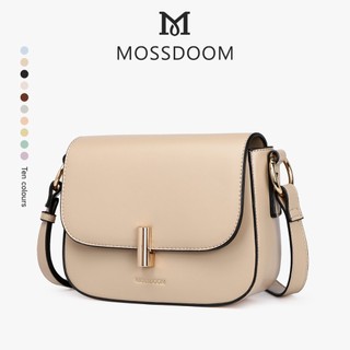 MOSSDOOM Valerie Bag กระเป๋าสะพายข้างรุ่นฮิต!! สายคล้องยาวปรับได้ เข้ากับทุกลุคทุกวัย มี10สี