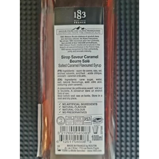 ไซรัปกลิ่นซอลท์คาราเมล Salt Caramel [> แบ่งขาย <] แบรนด์ 1883 Syrups made in France 🇨🇵