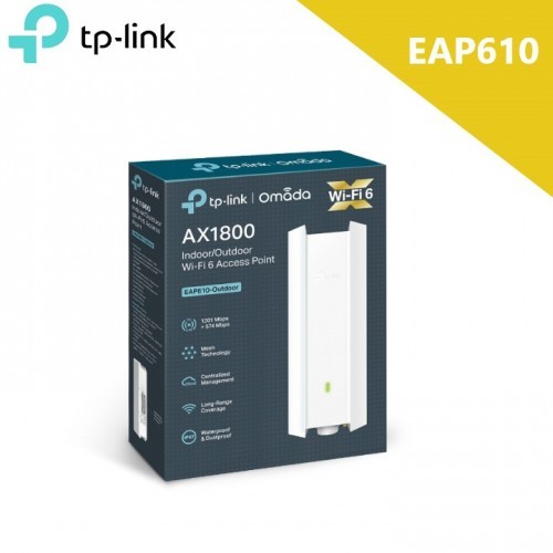 TP-LINK (EAP610-Outdoor) Wireless AX1800 Gigabit Access Point Outdoor