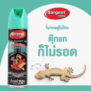 Sargent ซาร์เจ้นท์ สเปรย์ไล่จิ้งจก ตุ๊กแก งู หนู มด แมลงสาบ และสัตว์ลิ้นสองแฉก250มล. household