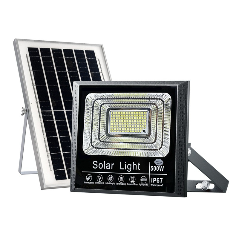 d-power ไฟโซล่าเซลล์ รุ่น SO-500  ไฟสปอตไลท์ 500W กันน้ำกลางแจ้ง IP67 รับประกัน 1 ปี