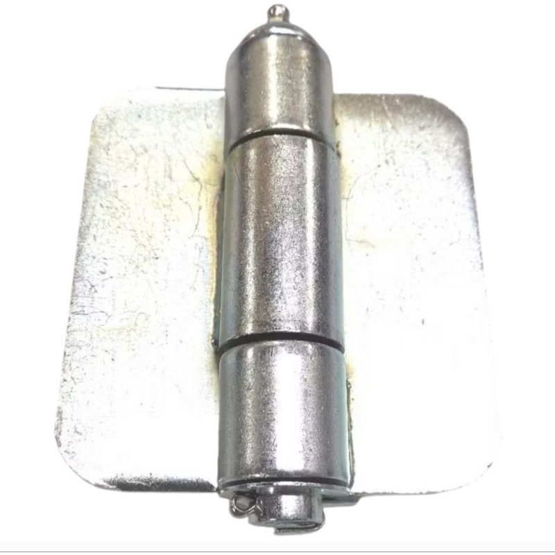 บานพับดั๊มพ์ 4" ชุบซิ้งค์ บานพับ 4" หนา6mm บานพับดั๊มพ์ชุบ บานพับรถบรรทุก บานพับดั้ม