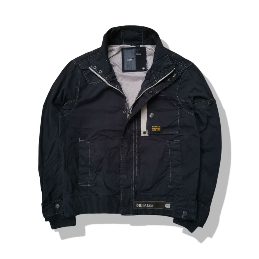 G-Star Raw 3301 Zipper Jacket รอบอก 46”