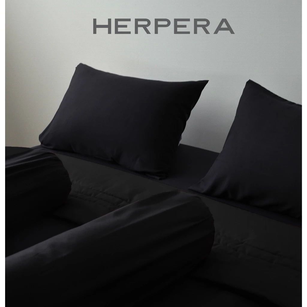 HERPERA ชุดเครื่องนอนพร้อมผ้านวม 3.5 5 6 ฟุต สีดำ thumbnail 4