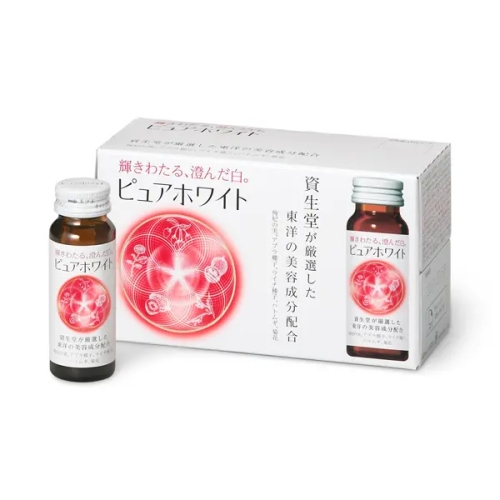 Shiseido pure white เครื่องดื่มบำรุงผิวพรรณช่วยฟื้นฟูผิวที่โดนแดด หรือทำกิจกรรมกลางแจ้ง