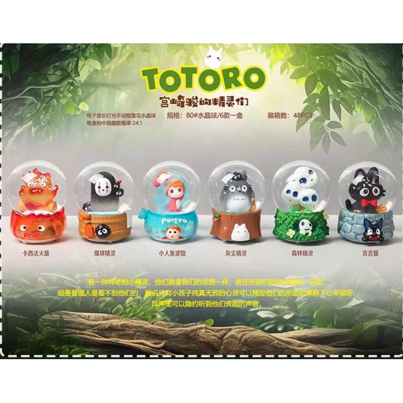 โมเดล Studio Ghibi snow globe