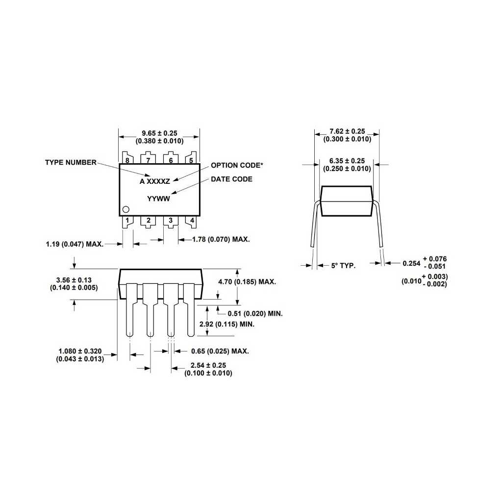 HCPL-3120 A3120 2.0 Amp Output Current IGBT Gate Drive รูปที่ 3