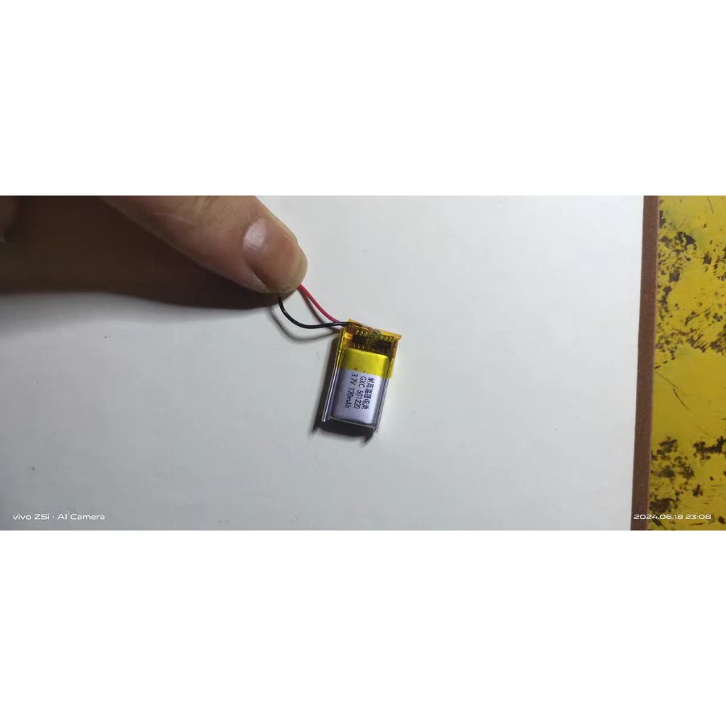 ➧ 501220 3.7V 120Mah ลิเธียมไอออนโพลิเมอร์แบตเตอรี่แบบชาร์จ