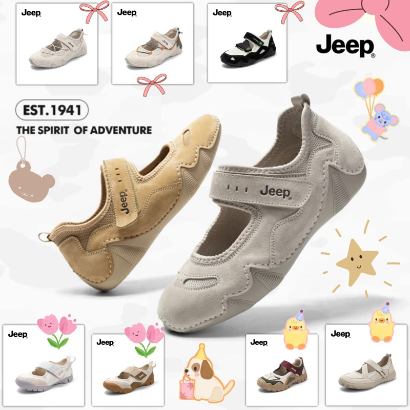 อ่านก่อนสั่งค่ะ Pre-order รองเท้า Jeep x THE SPIRIT OF ADVENTURE รองเท้า Mary Jane