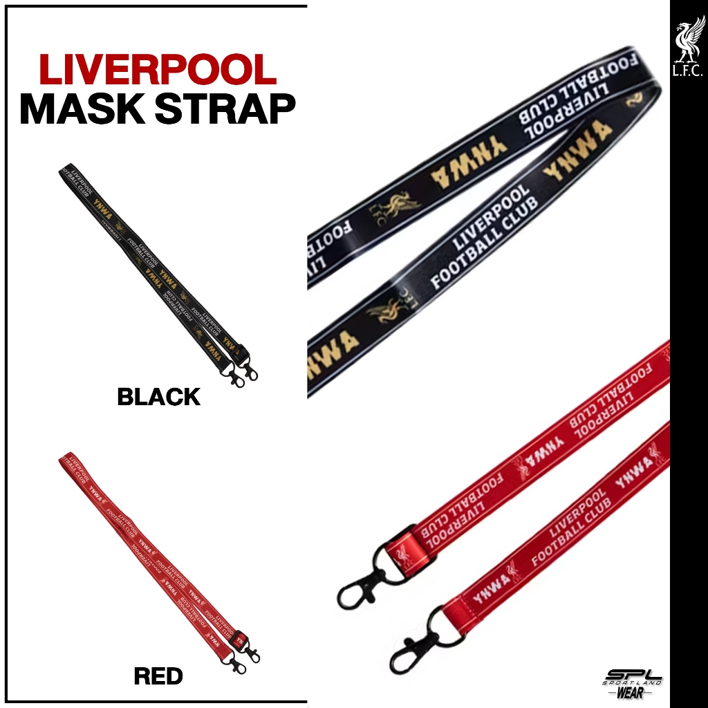 Liverpool Football Club สายคล้องหน้ากาก สายคล้องแมส Mask Strap STRAP001 BK / STRAP001 RD (169)