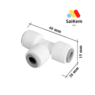 ข้อต่อ 3 ทาง 2 หุน 1/4" 6.5mm อะไหล่เครื่องกรองน้ำ ข้อต่อเครื่องกรองน้ำ อะไหล่ ro