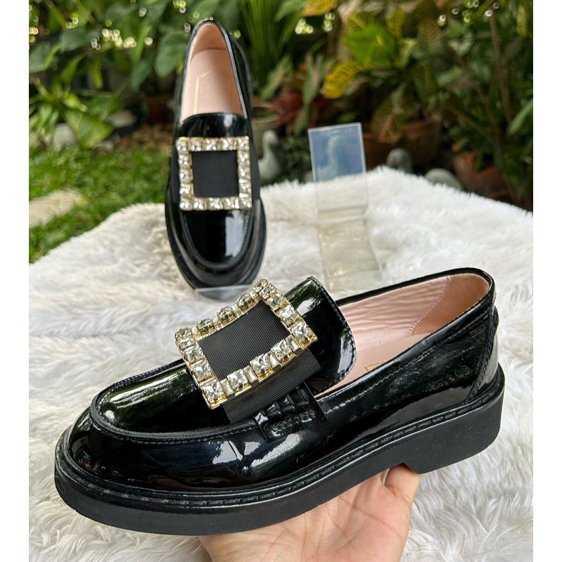 Roger Vivier Black LoafersSz.36 มือสองแบรนด์แท้