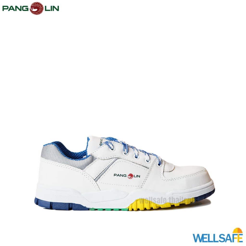 [เก็บโค้ด ลด 30%] รองเท้าเซฟตี้ PANGOLIN + BESTSAFE 2001C 2012C สีขาว แพนโกลิน หัวเหล็ก ทรงสปอร์ต