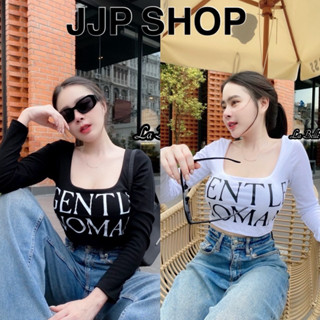 เสื้อครอปแขนยาว เสริมฟองน้ำในตัว พิมพ์ลาย GT เนื้อผ้ายูนิโค่…