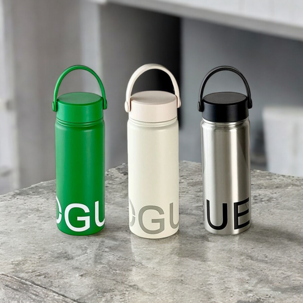 SITARAYURI กระบอกน้ำหูหิ้วซิลิโคน เก็บได้ทั้งร้อนและเย็น ขนาด 550ml สแตนเลส 304