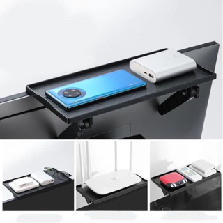 ชั้นวางของบนทีวี บนคอม ชั้นวางติดหลังจอทีวี ปรับระดับได้ รับน้ำหนัก 3-4 kg Screen Top Shelf