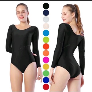 บอดี้สูทแขนสั้น แขนยาวคอกลมเปิดเป้า