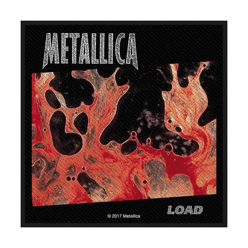 อาร์มติดเสื้อวง METALLICA STANDARD WOVEN PATCH: LOGO 2017 ลิขสิทธิ์ของแท้100% UK