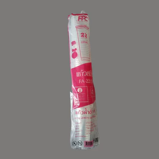 แก้วยีราฟ 22 oz. แก้วสลิม ทรงสูง ปากขนาด 95 mm. แก้วสูง 18.3 cm. เฉพาะแก้ว ( 1 แพ็ค 50 ใบ)