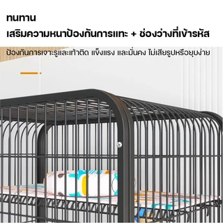 🐈Petorldog กรงแมว กรงแมวขนาดใหญ่ 2-4ชั้น คอนโดแมว กรงแมวคอนโด กรงสัตว์เลี้ยง มีล้อและบันได