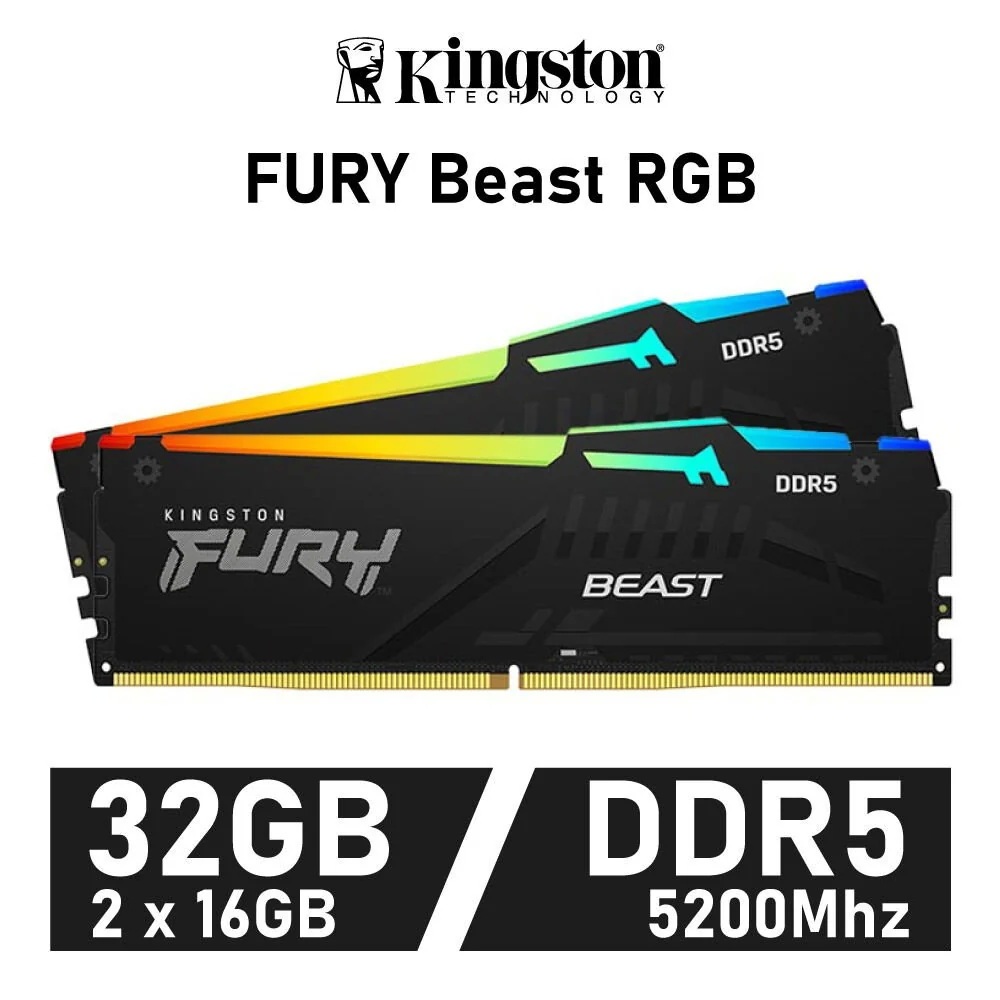 ช้อป KINGSTON FURY Beast DDR5 32GB(16GBx2) 5200 ราคาสุดคุ้ม