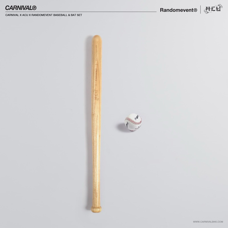 CARNIVAL X ACU X RANDOMEVENT BASEBALL AND BAT SET