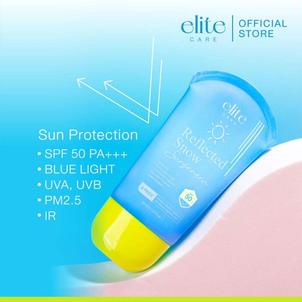 Elite care Reflected Snow Sunscreen SPF50 PA+++ กันแดด 30ml.