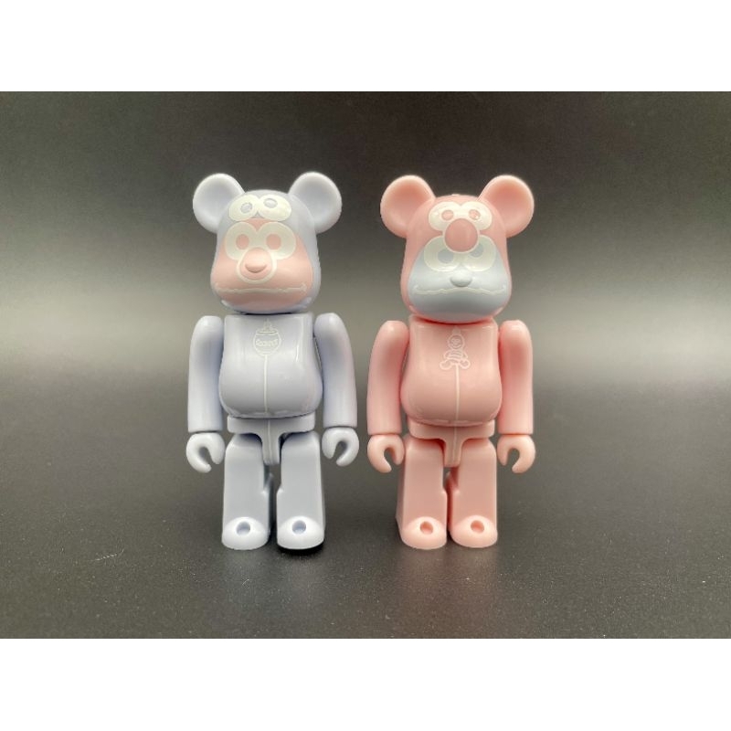 (ของแท้) คู่ BE@RBRICK 100% + 100% Series 48 Cute & Secret Cute: SESAME STREET meets GELATO PIQUE (bearbrick)