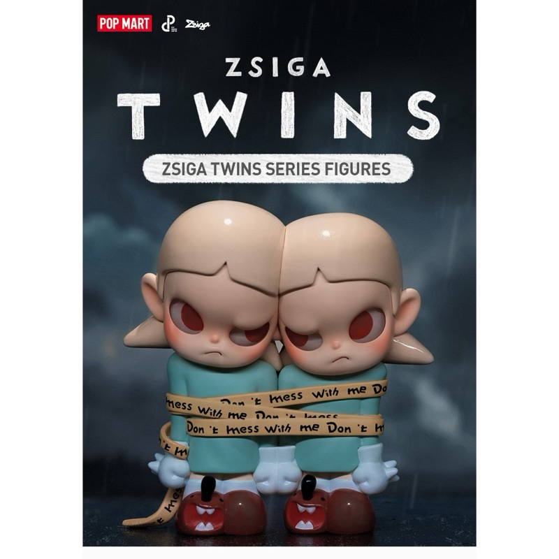 [ยกกล่อง] Zsiga Twins POPMART  กล่องสุ่ม พร้อมส่ง